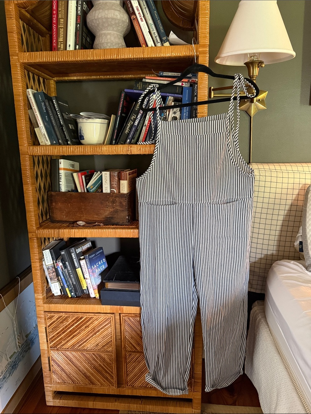 Striped Black & White Sleeveless Jumpsuit